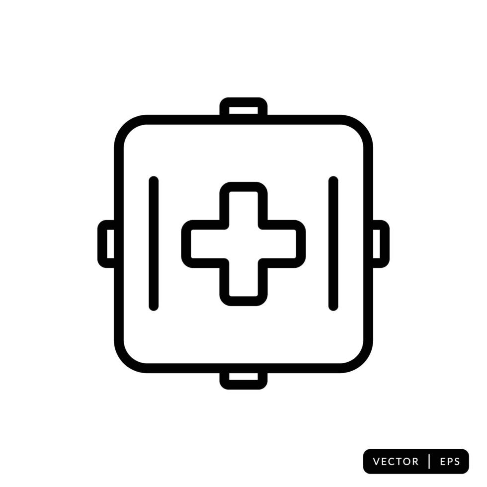 Medical Kit Icon Vector - Sign or Symbol