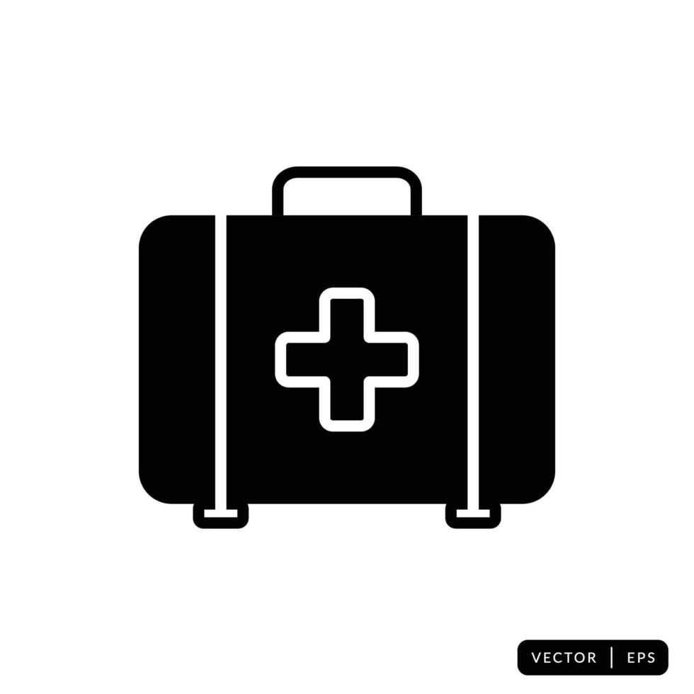 Medical Kit Icon Vector - Sign or Symbol