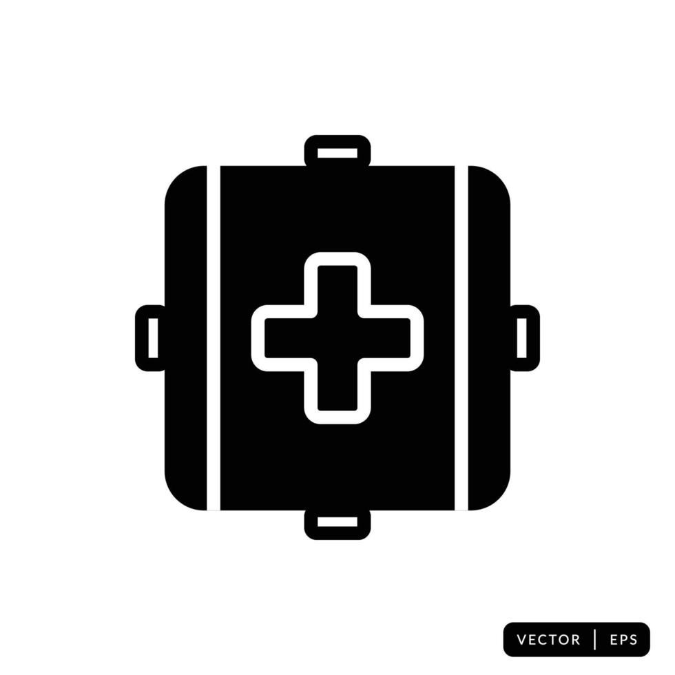 Medical Kit Icon Vector - Sign or Symbol