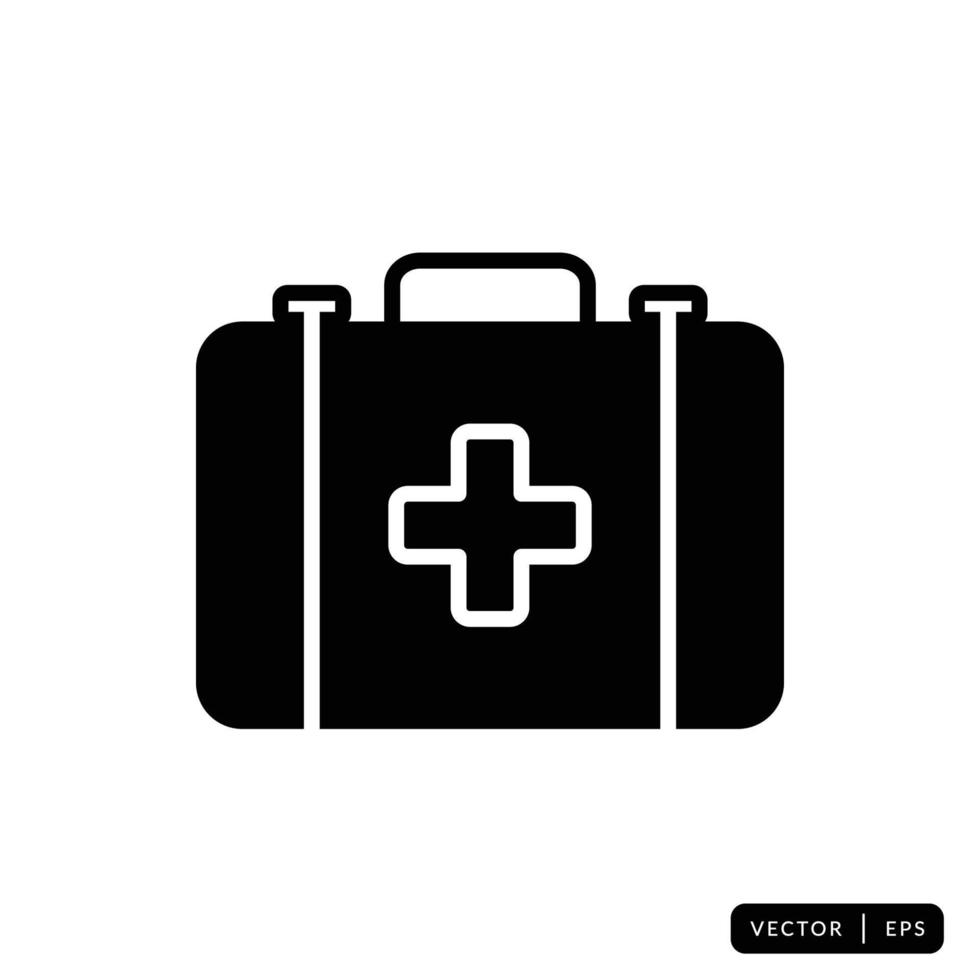 Medical Kit Icon Vector - Sign or Symbol