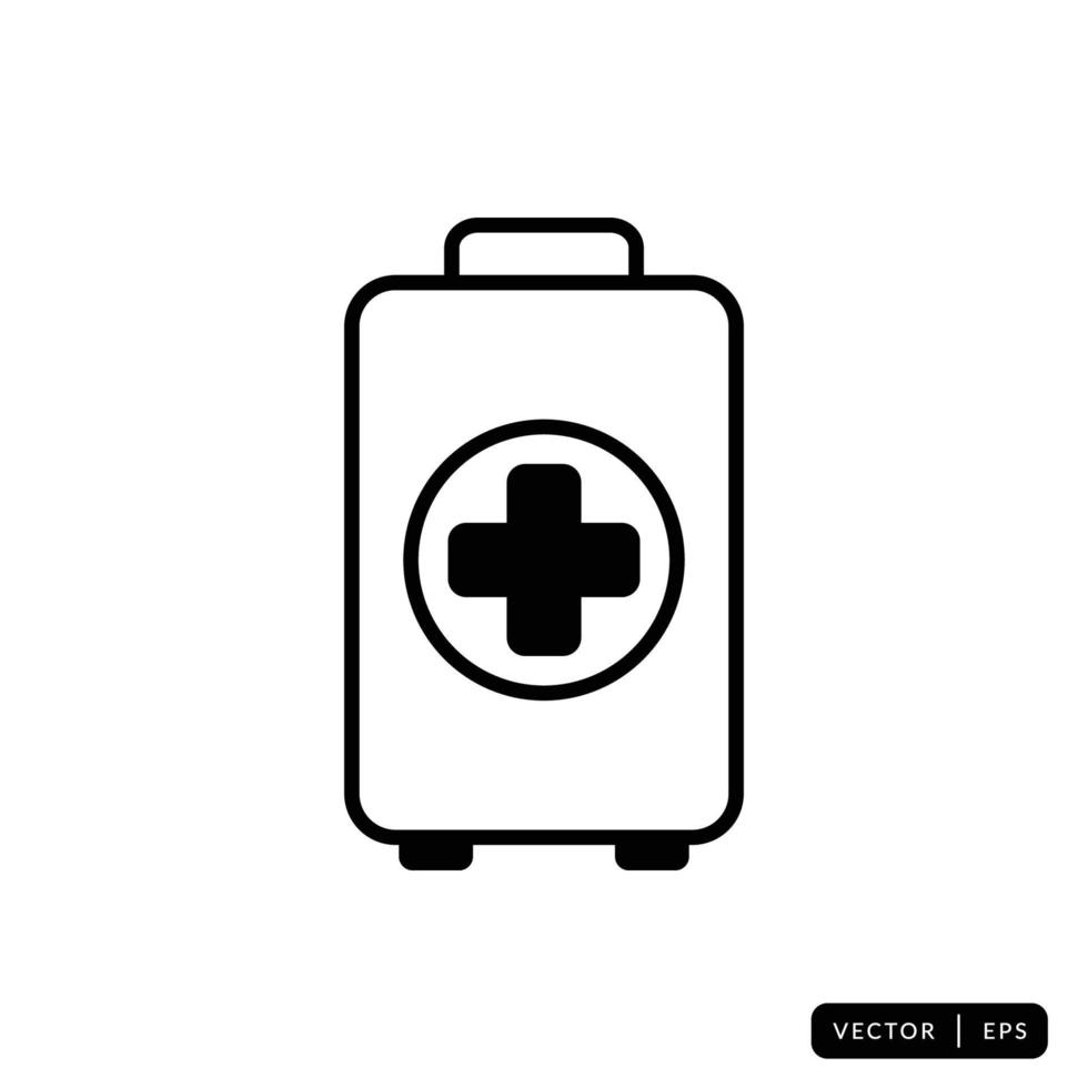 Medical Kit Icon Vector - Sign or Symbol