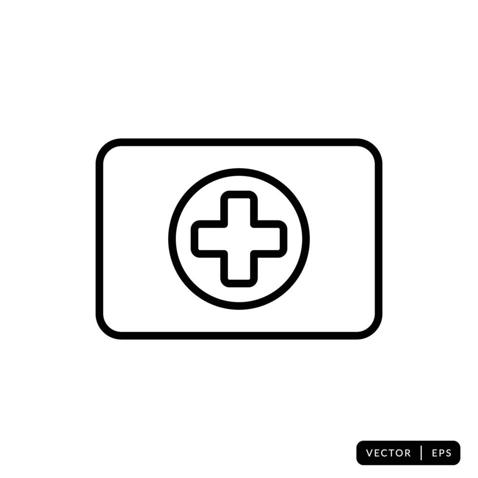 Medical Kit Icon Vector - Sign or Symbol