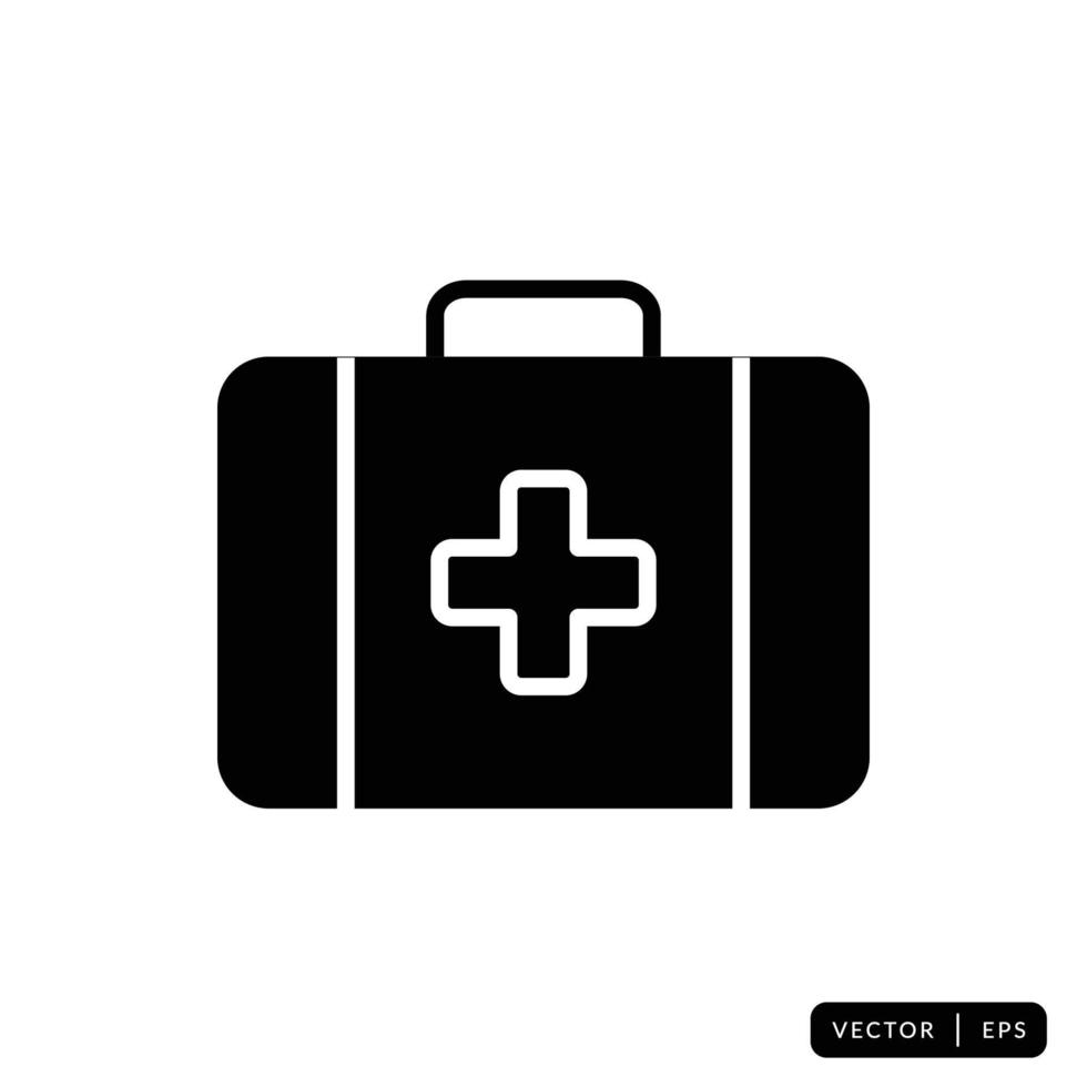 Medical Kit Icon Vector - Sign or Symbol