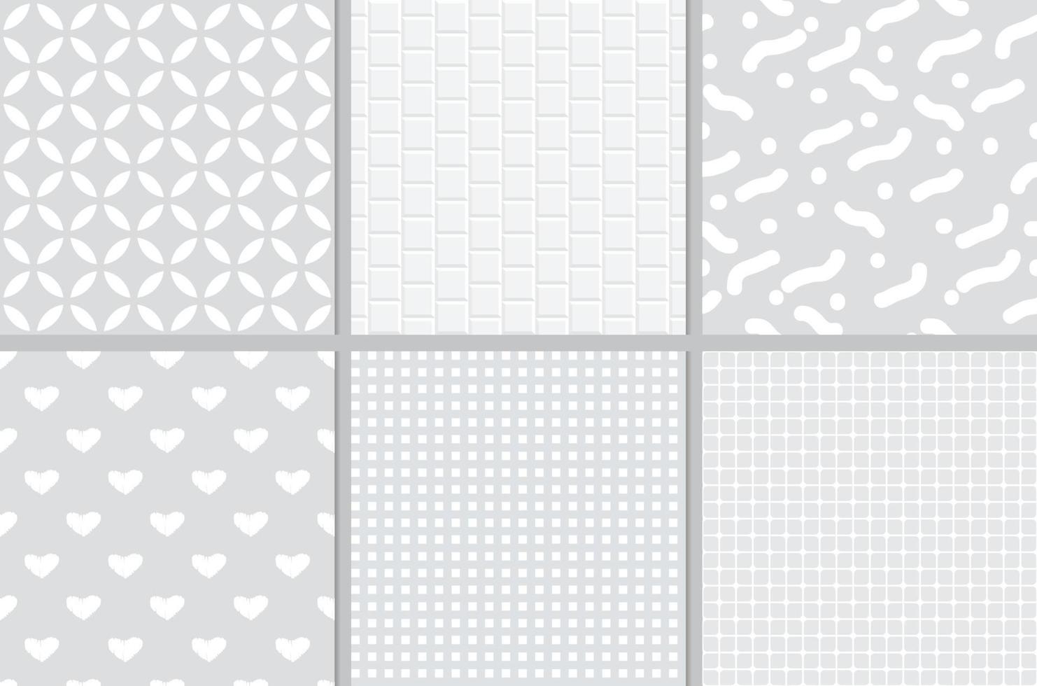 grey graphic seamless pattern for fabric or wrapping paper vector