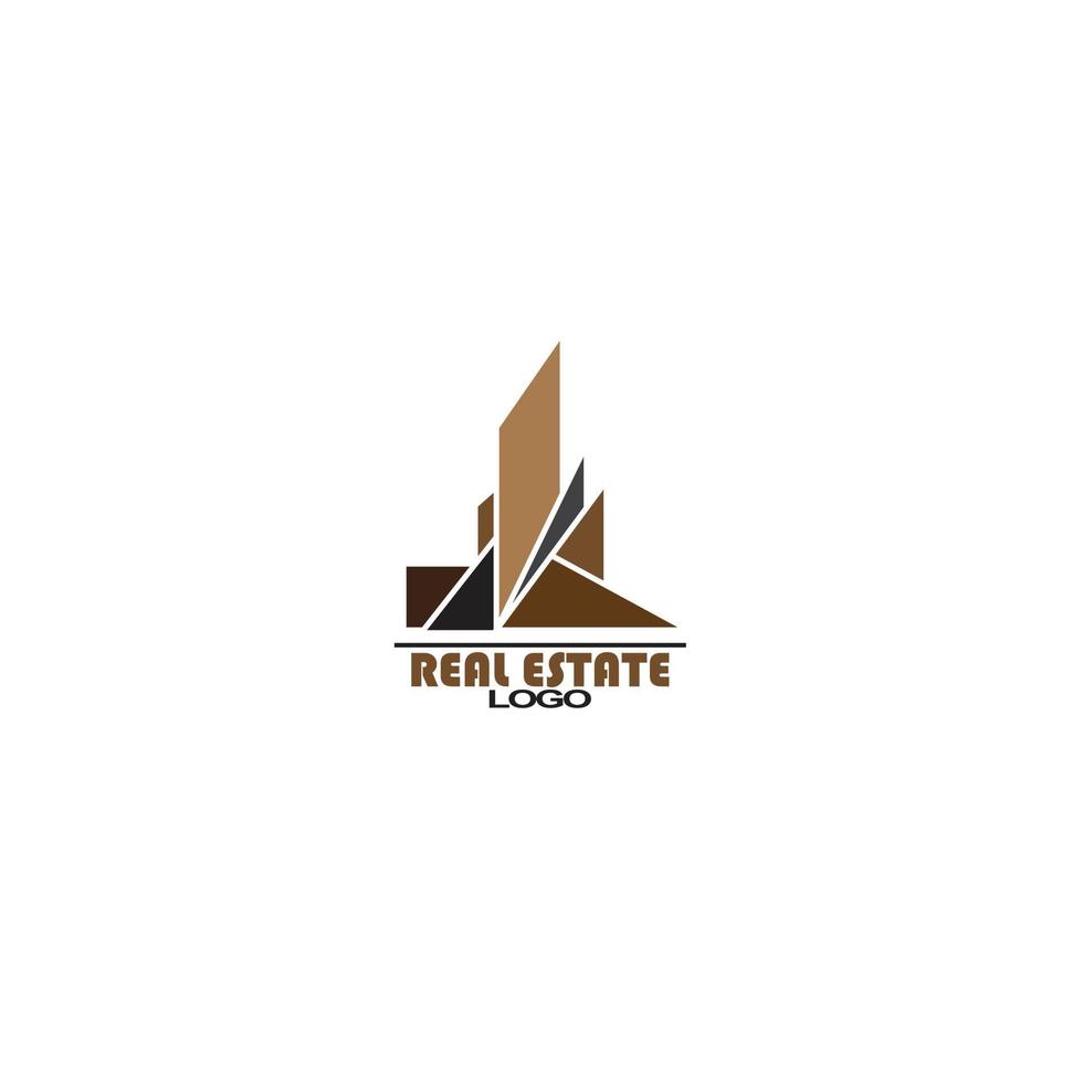 Real estate logo design vector templates