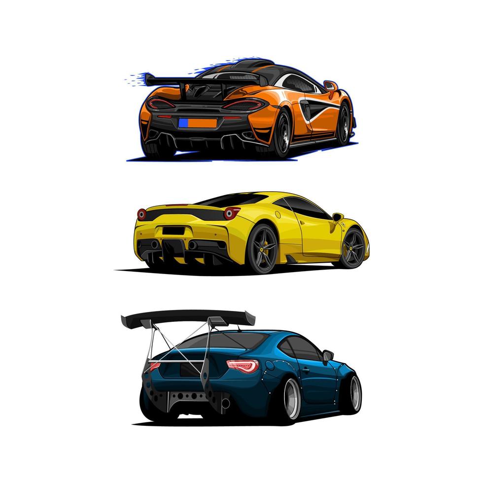 sports car vector illustration icon can be for logo t-shirt design,  clothing, group community, poster, modify car show, tokyo drift movie,  toyota supra 7687210 Vector Art at Vecteezy