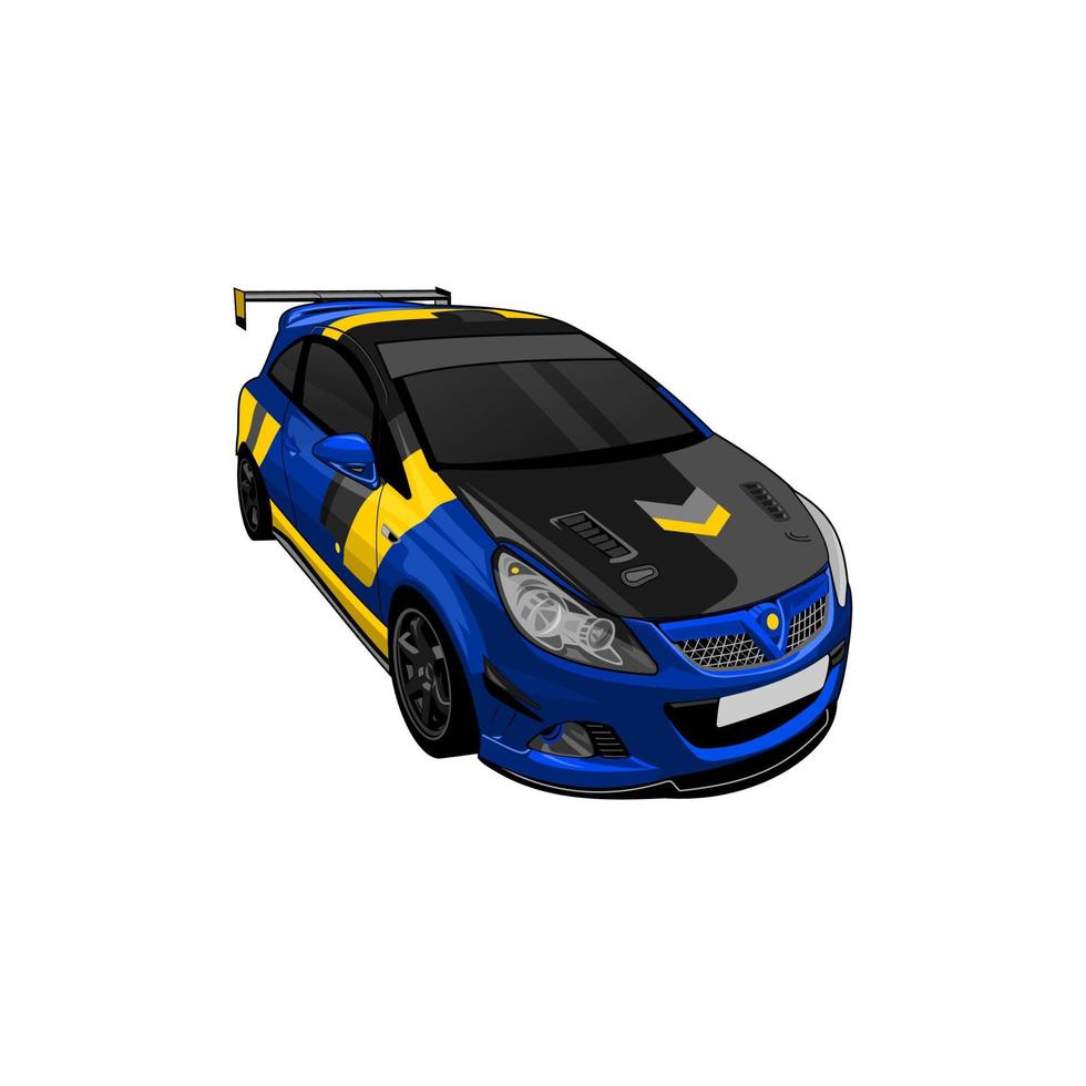 bundle set car sport vector