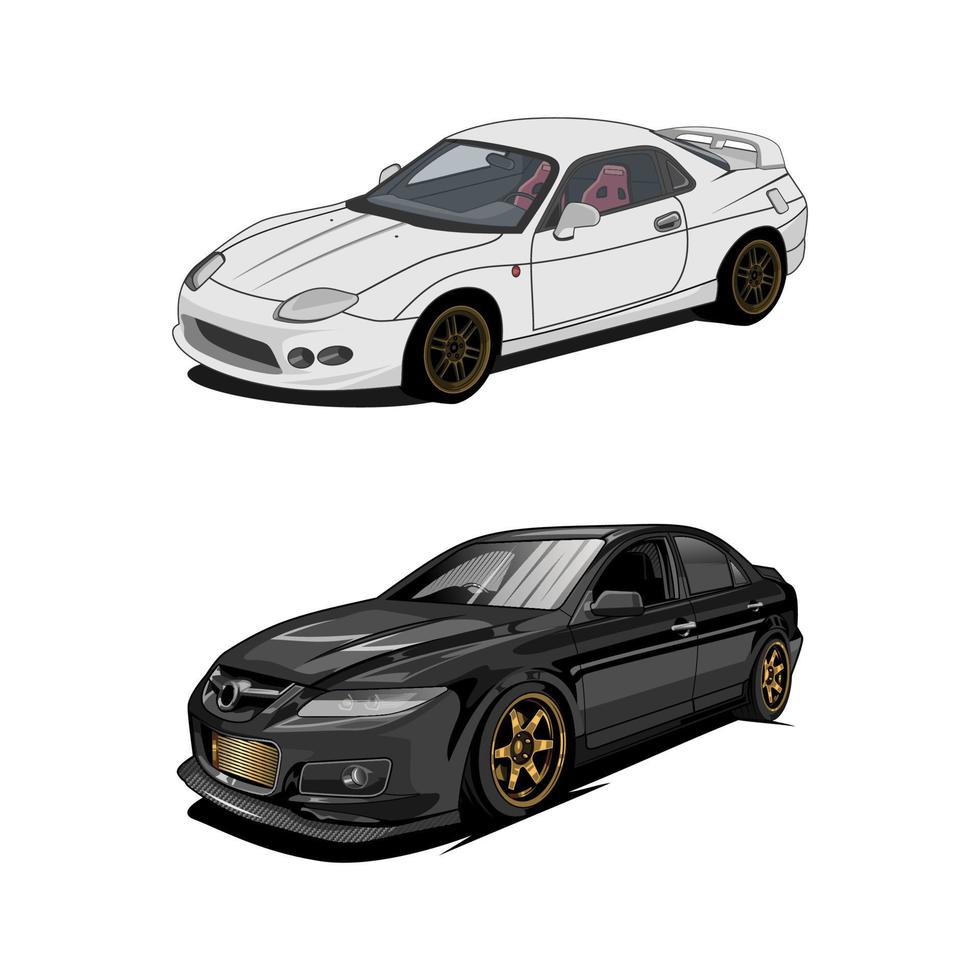 jdm car vector