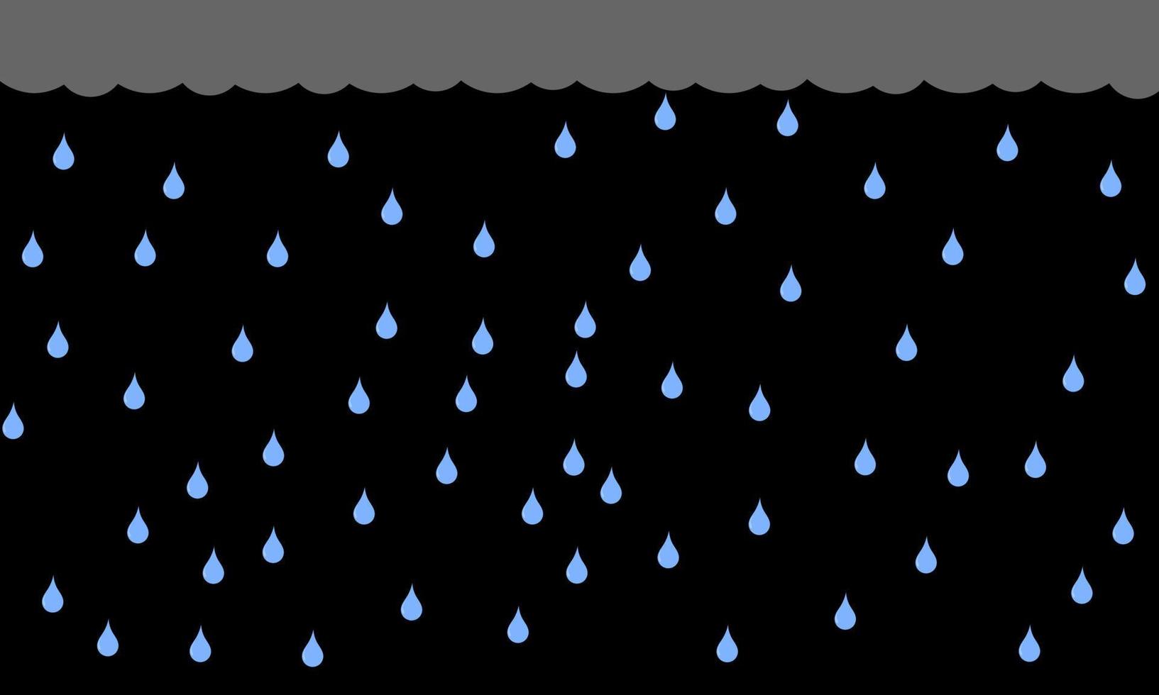 rain background with water vector