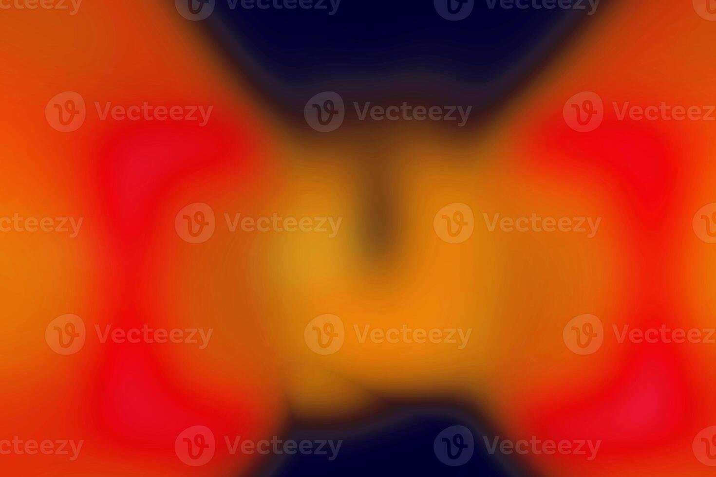 atmosphere blur glowing orange and blue smoke vibrant color spectrum modern smooth dynamical pattern on blue. photo