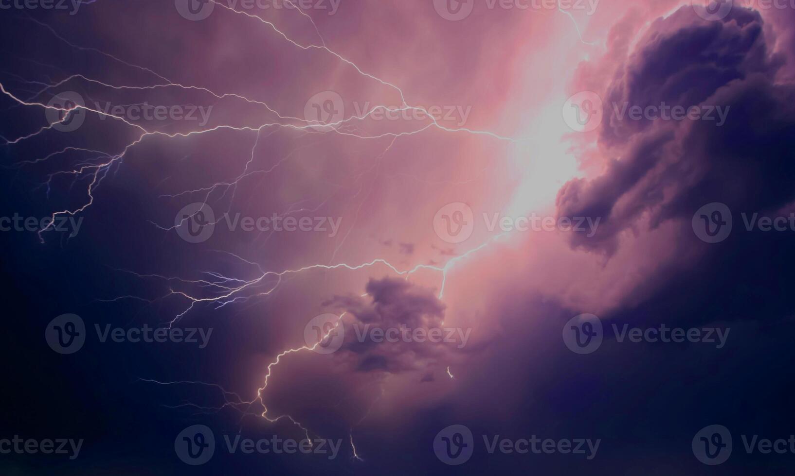 dark blue sky with some clouds surface abstract flow color thunder clouds in the sky. photo