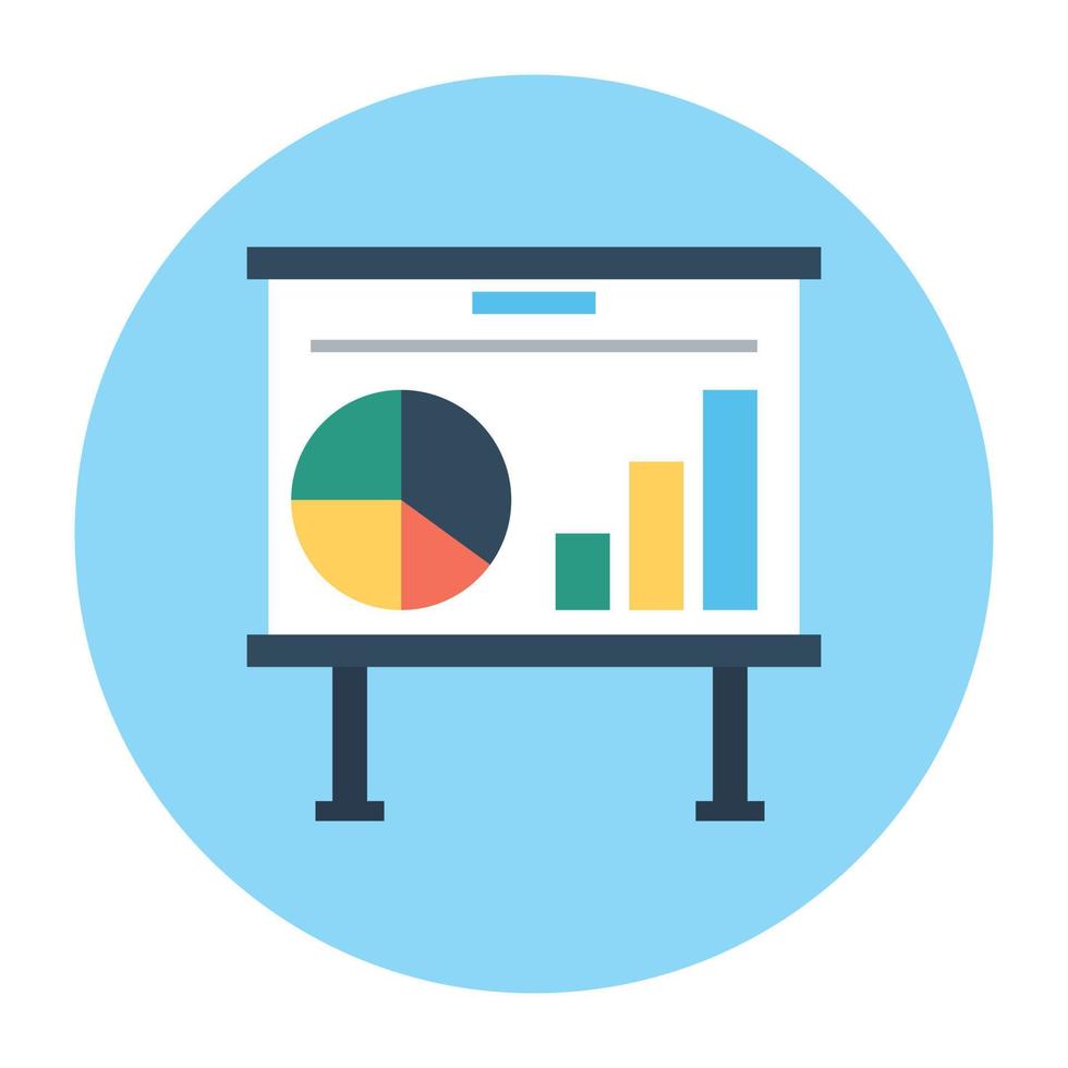 Graph Presentation Concepts vector