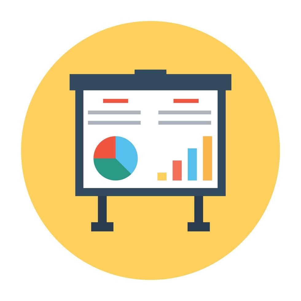 Graph Presentation Concepts vector