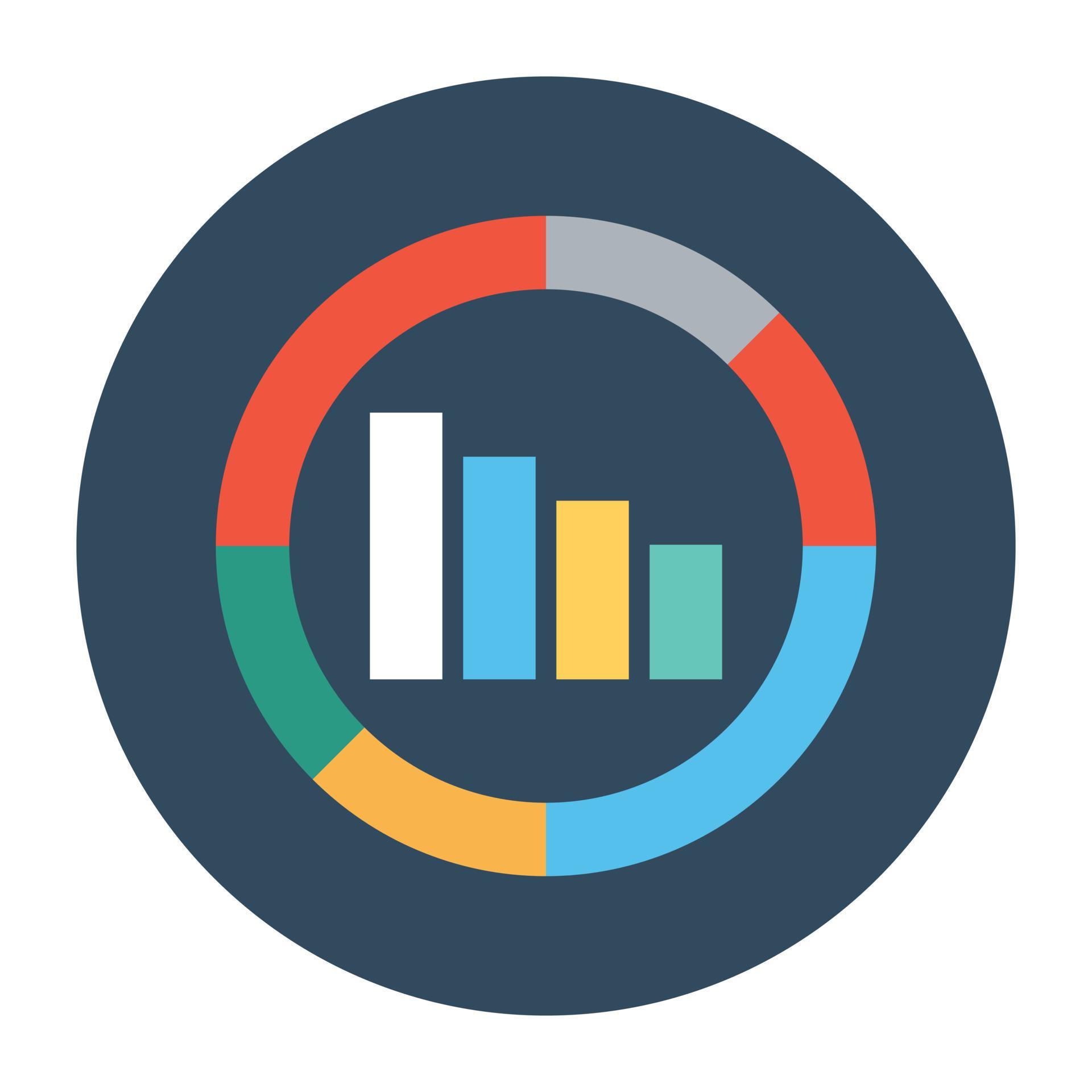 Circular Graph Concepts 5929372 Vector Art at Vecteezy
