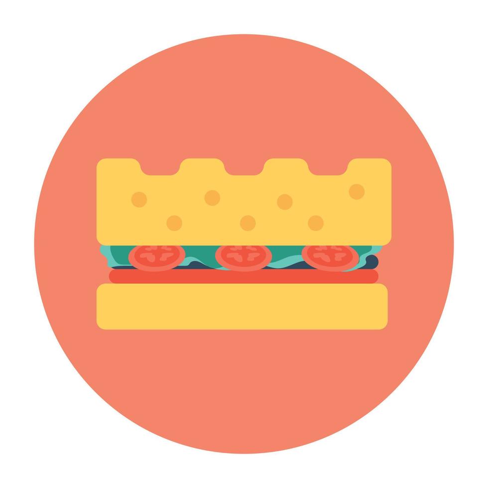 Trendy Burger Concepts vector