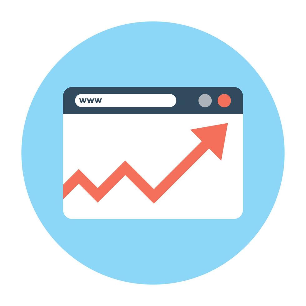 Line Graph Concepts vector