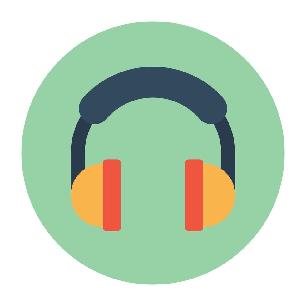 Trendy Headphones Concepts vector