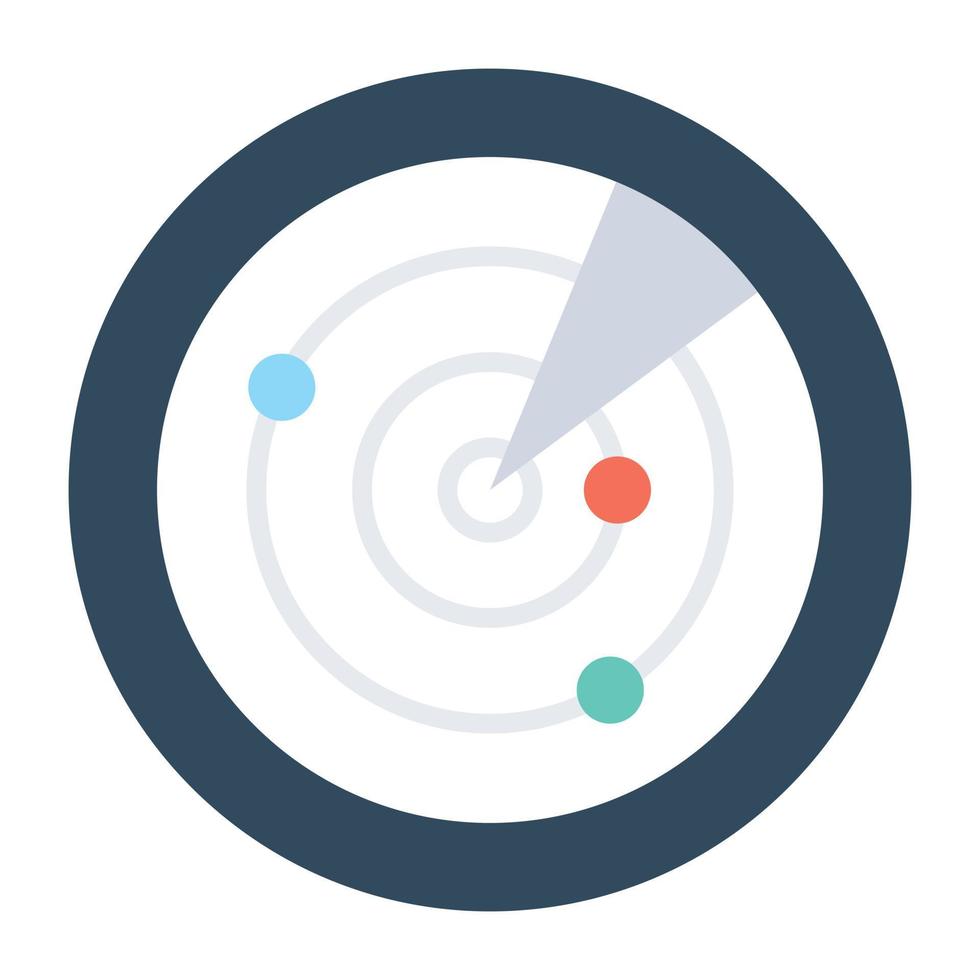 Trendy Radar Concepts vector