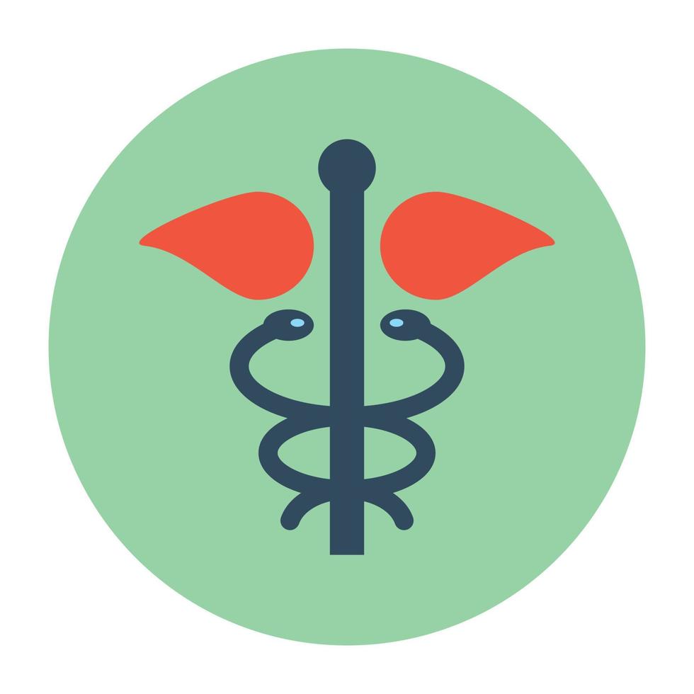 Trendy Caduceus Concepts vector