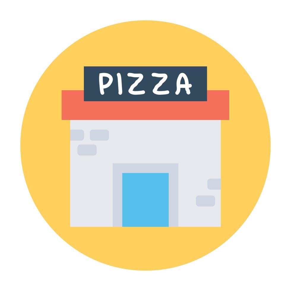 conceptos de pizzería vector