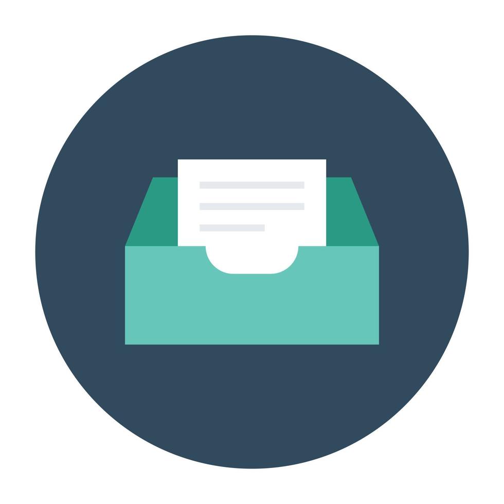 File Storage Concepts vector