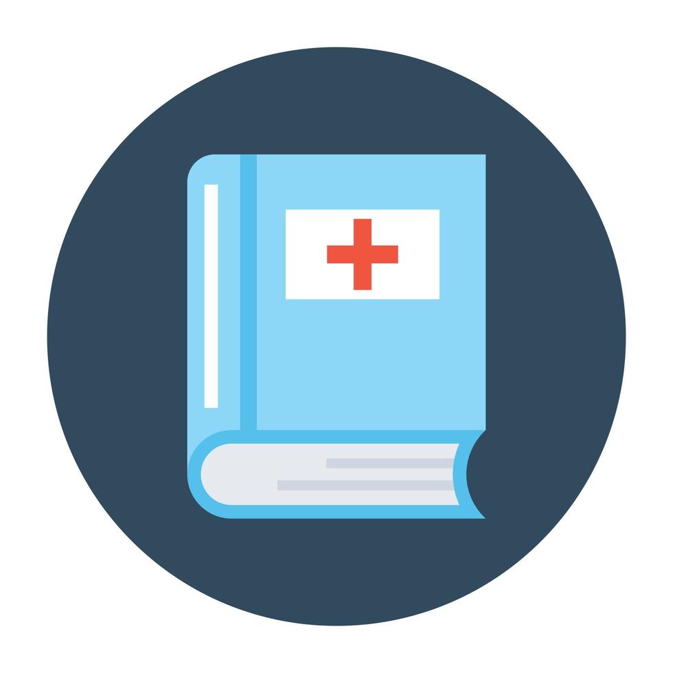 conceptos de libros médicos vector