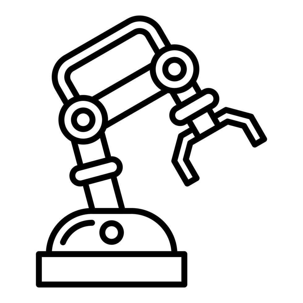 Robotic Arm Line Icon 5931303 Vector Art at Vecteezy