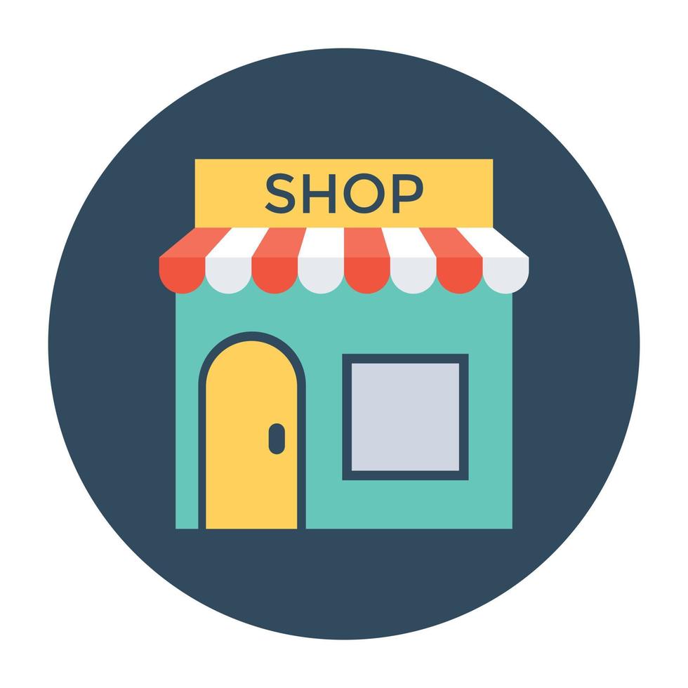 Trendy Shop Concepts vector