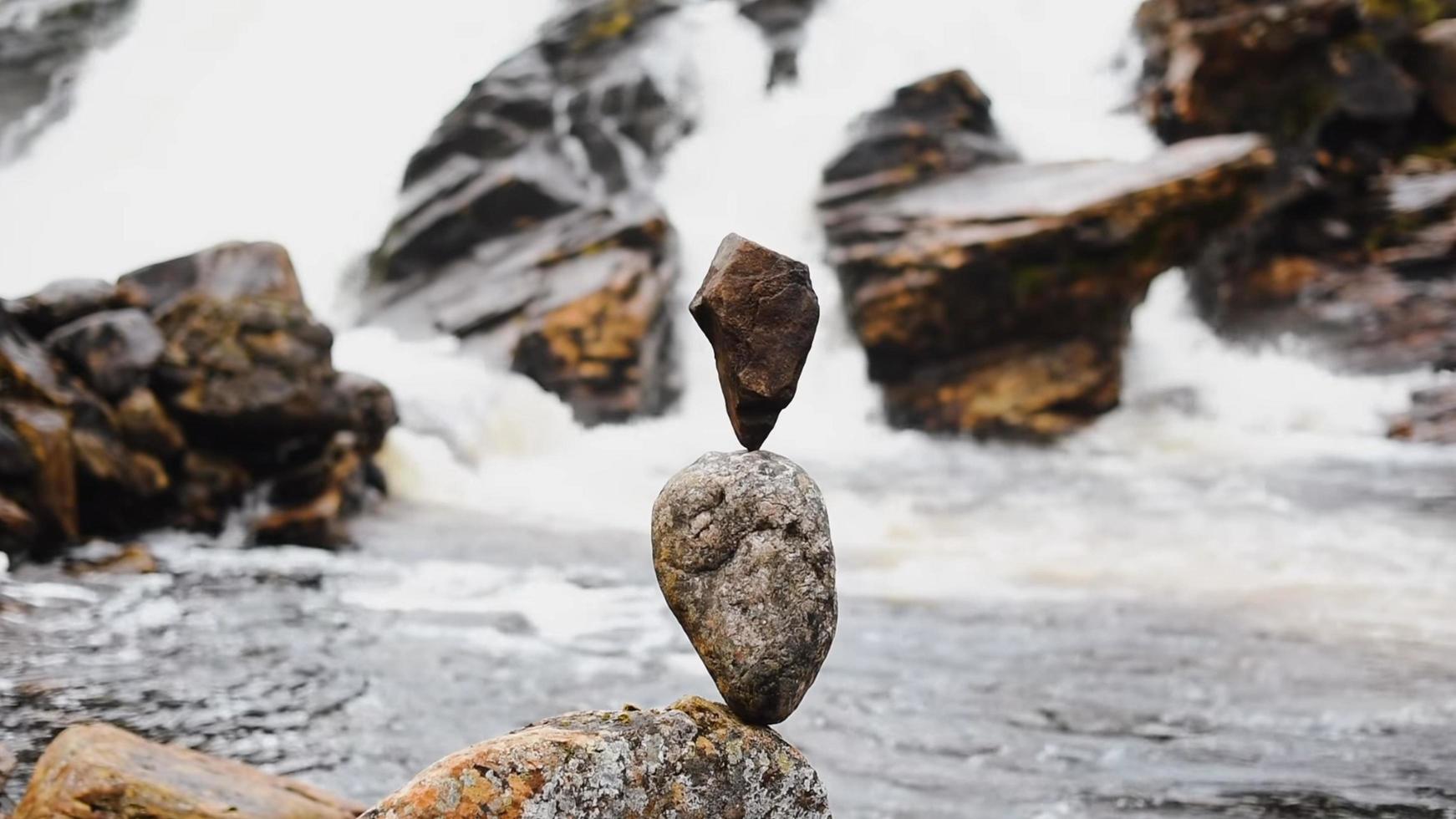 Wallpapaer Nature River Stone Relaxing photo