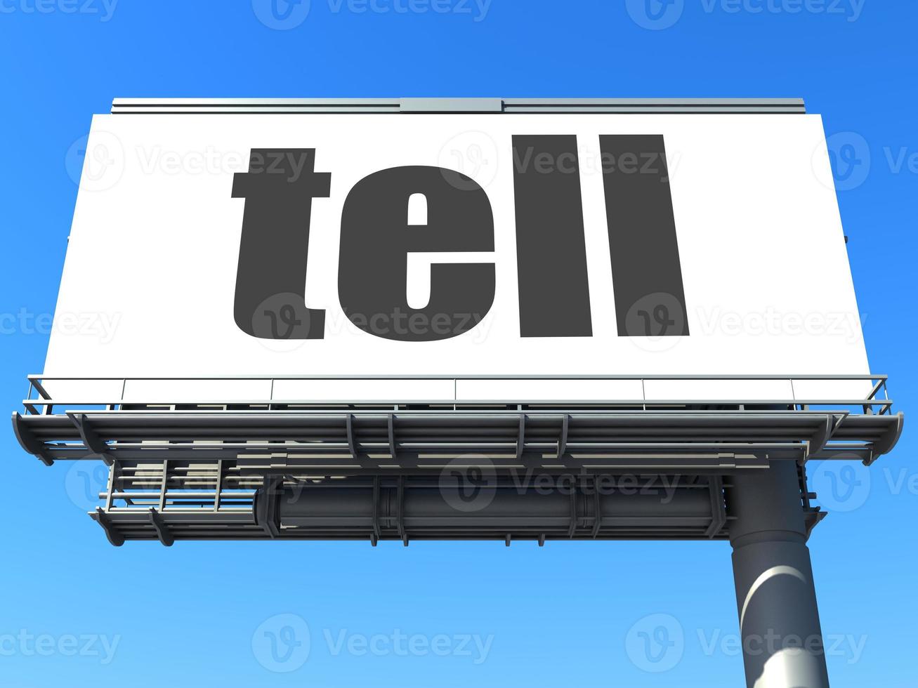 word on billboard photo