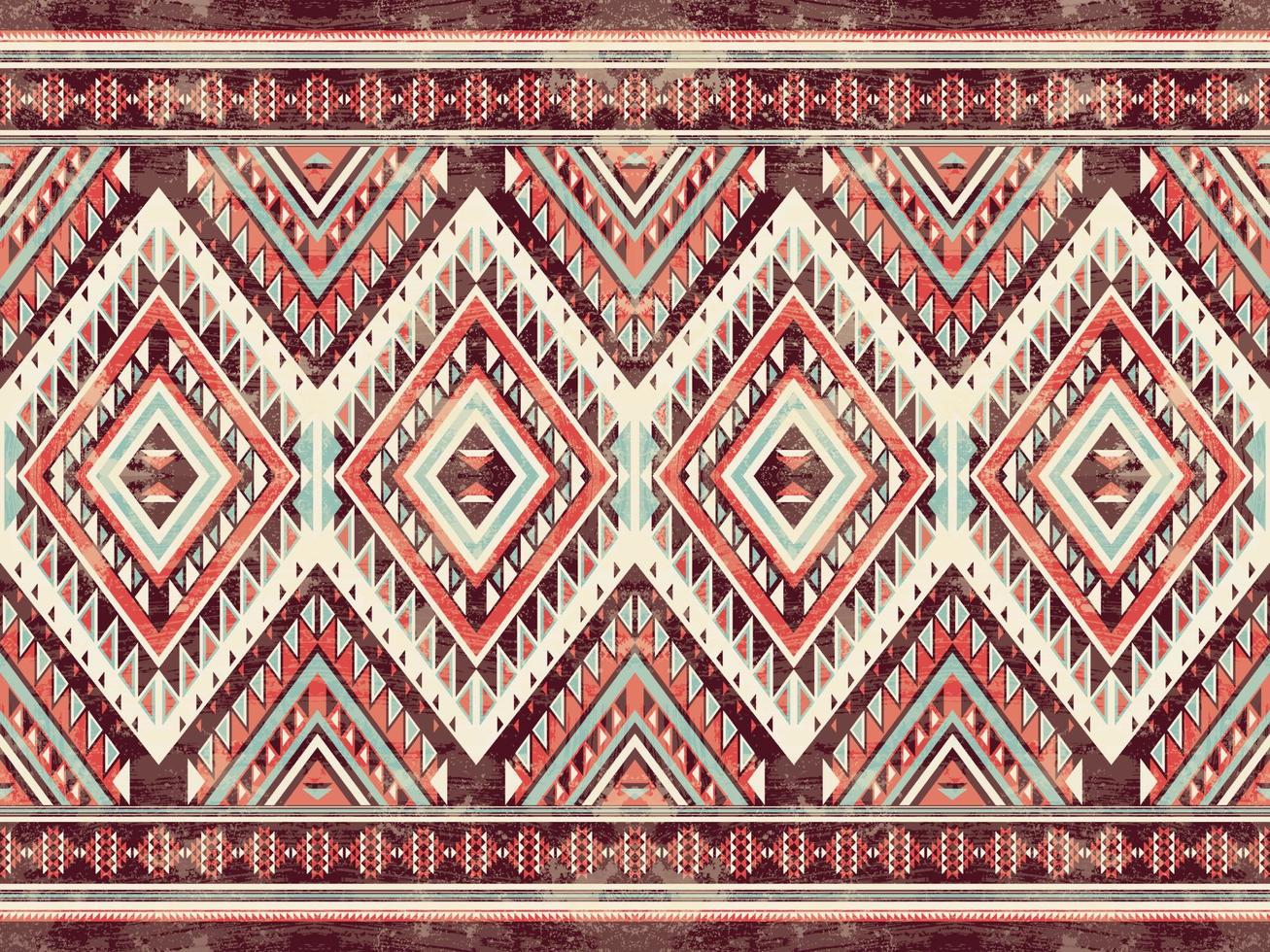 Geometric ethnic pattern seamless color oriental. seamless pattern. Design for fabric, curtain, background, carpet,wallpaper, clothing, wrapping, Batik, fabric,Vector illustration vector