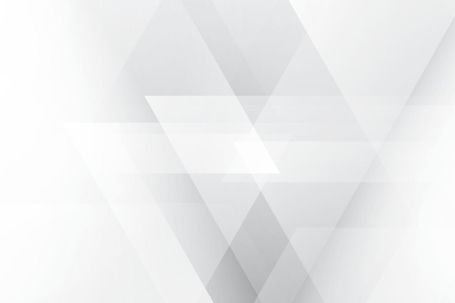 Abstract white and gray color, modern design background with geometric shape. Vector illustration.