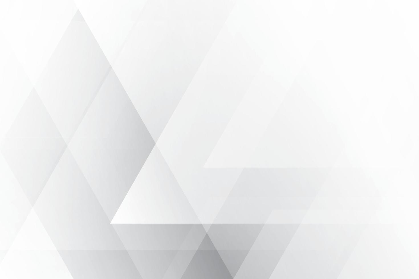 Abstract white and gray color, modern design background with geometric shape. Vector illustration.