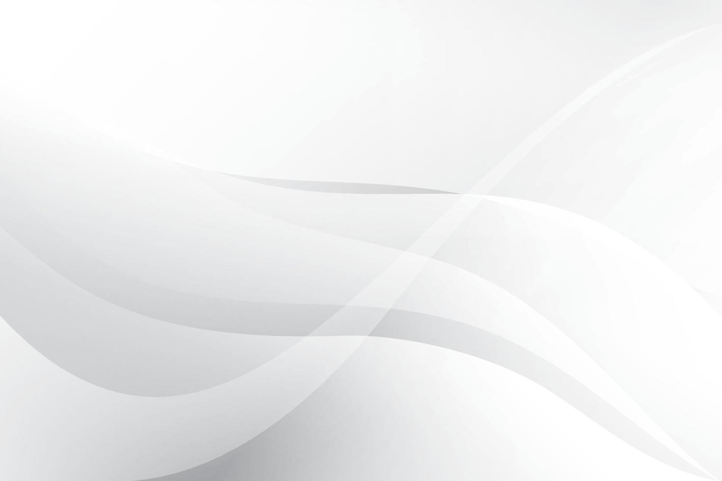 Abstract white and gray color, modern design background with geometric shape. Vector illustration.