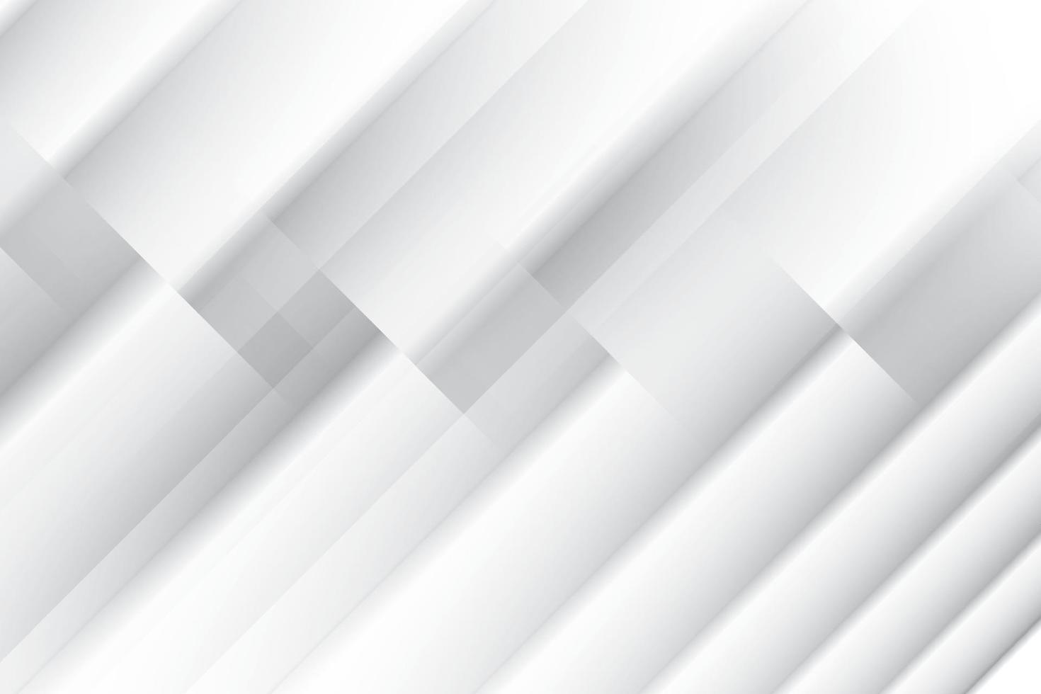 Abstract white and gray color, modern design background with geometric shape. Vector illustration.