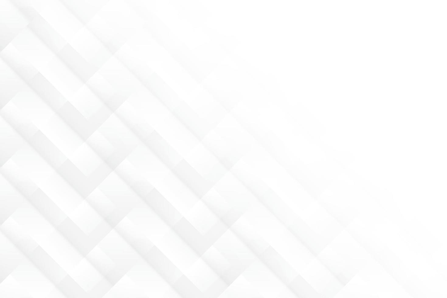 Abstract white and gray color, modern design background with geometric shape. Vector illustration.