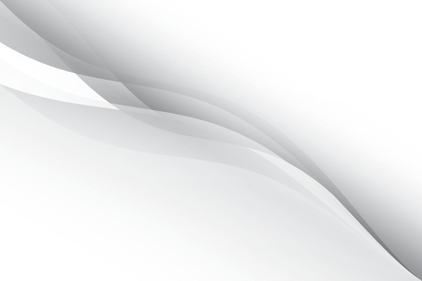 Abstract white and gray color, modern design background with geometric shape. Vector illustration.