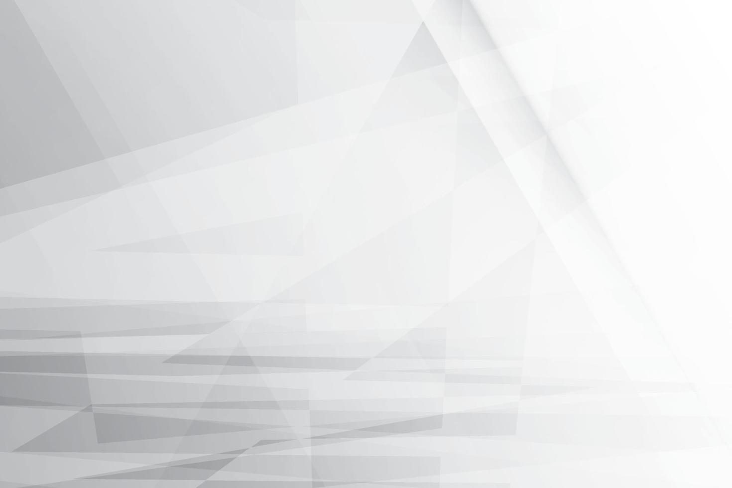 Abstract white and gray color, modern design background with geometric shape. Vector illustration.