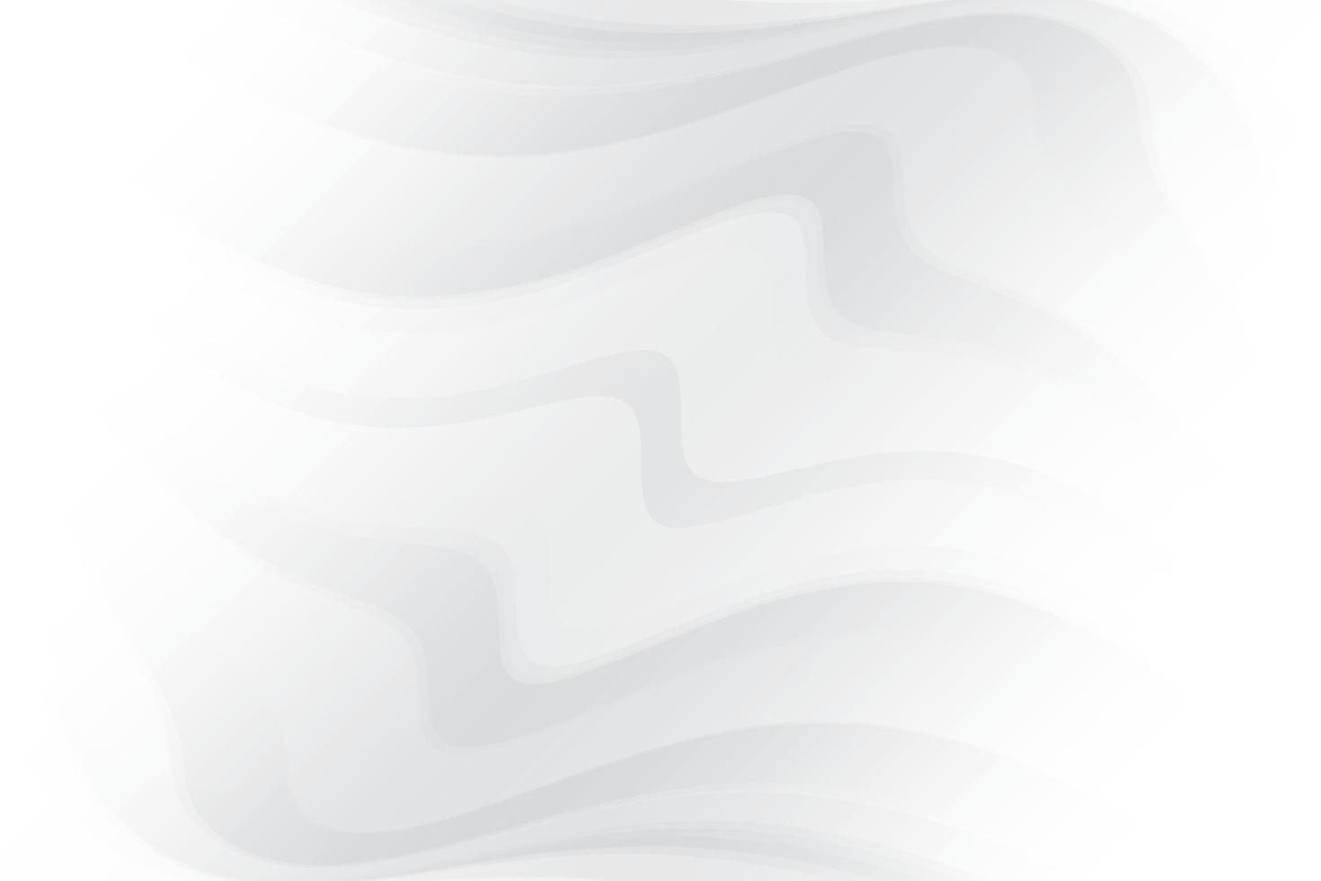 Abstract white and gray color, modern design background with geometric shape. Vector illustration.