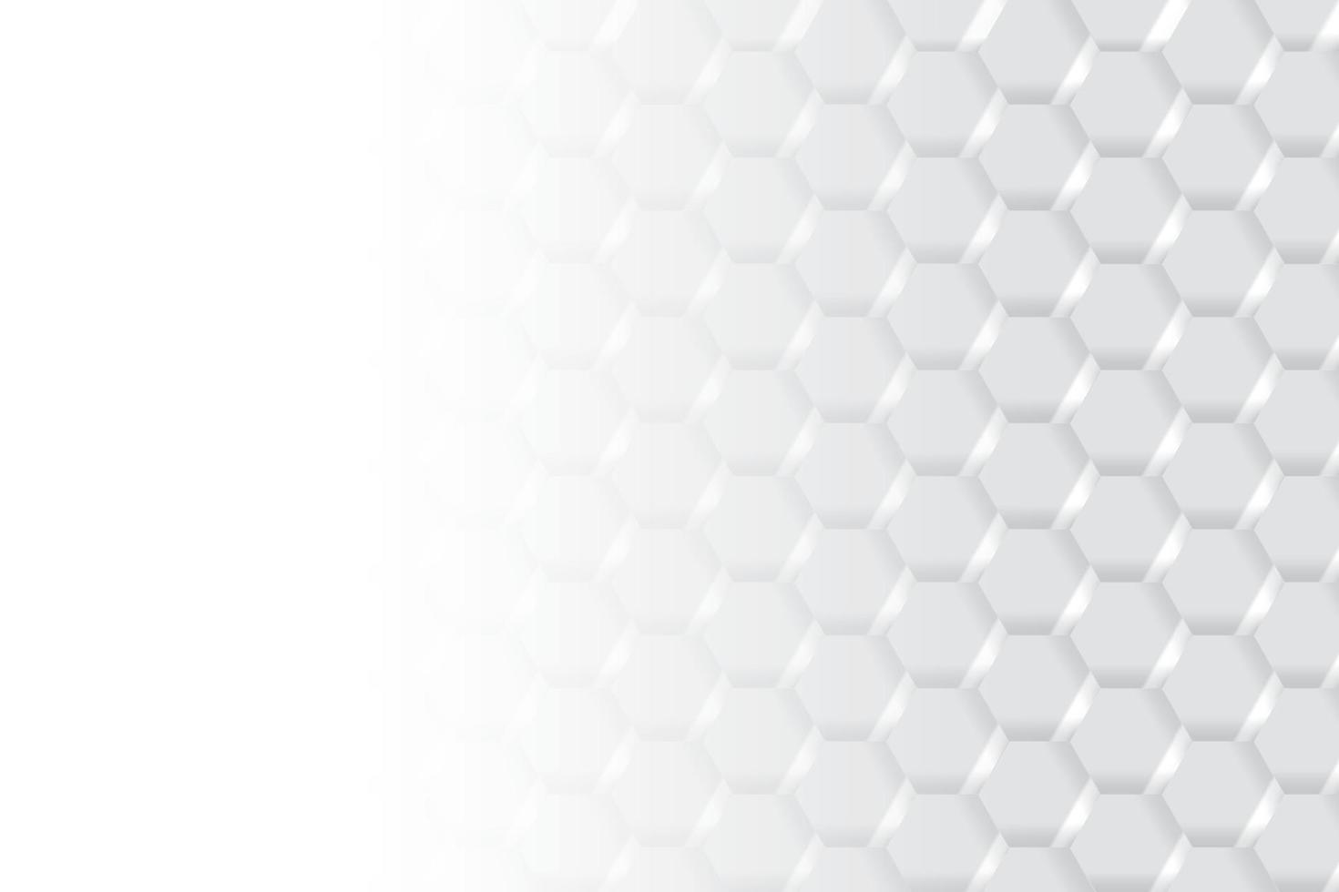 Abstract white and gray color, modern design background with geometric shape. Vector illustration.