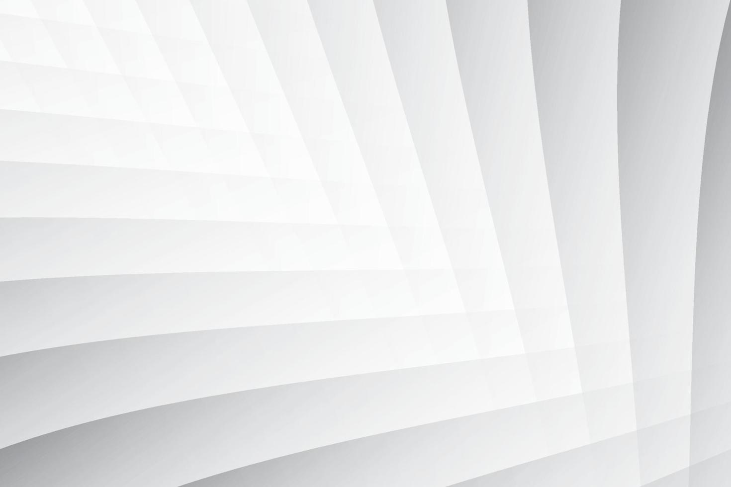 Abstract white and gray color, modern design background with geometric shape. Vector illustration.