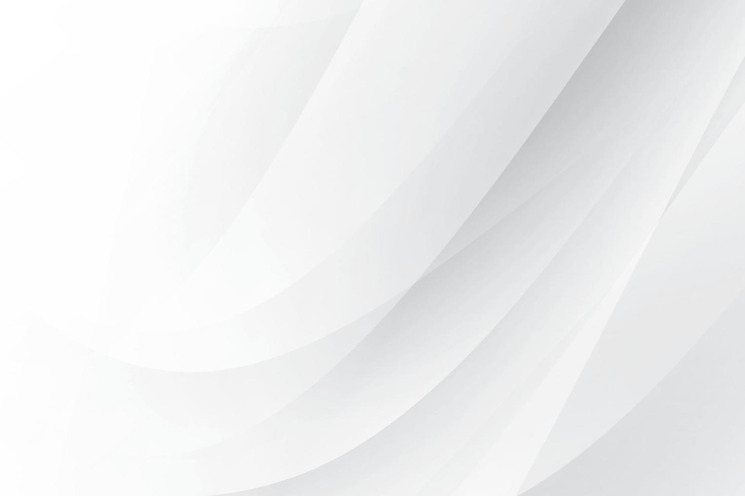 Abstract white and gray color, modern design background with geometric shape. Vector illustration.