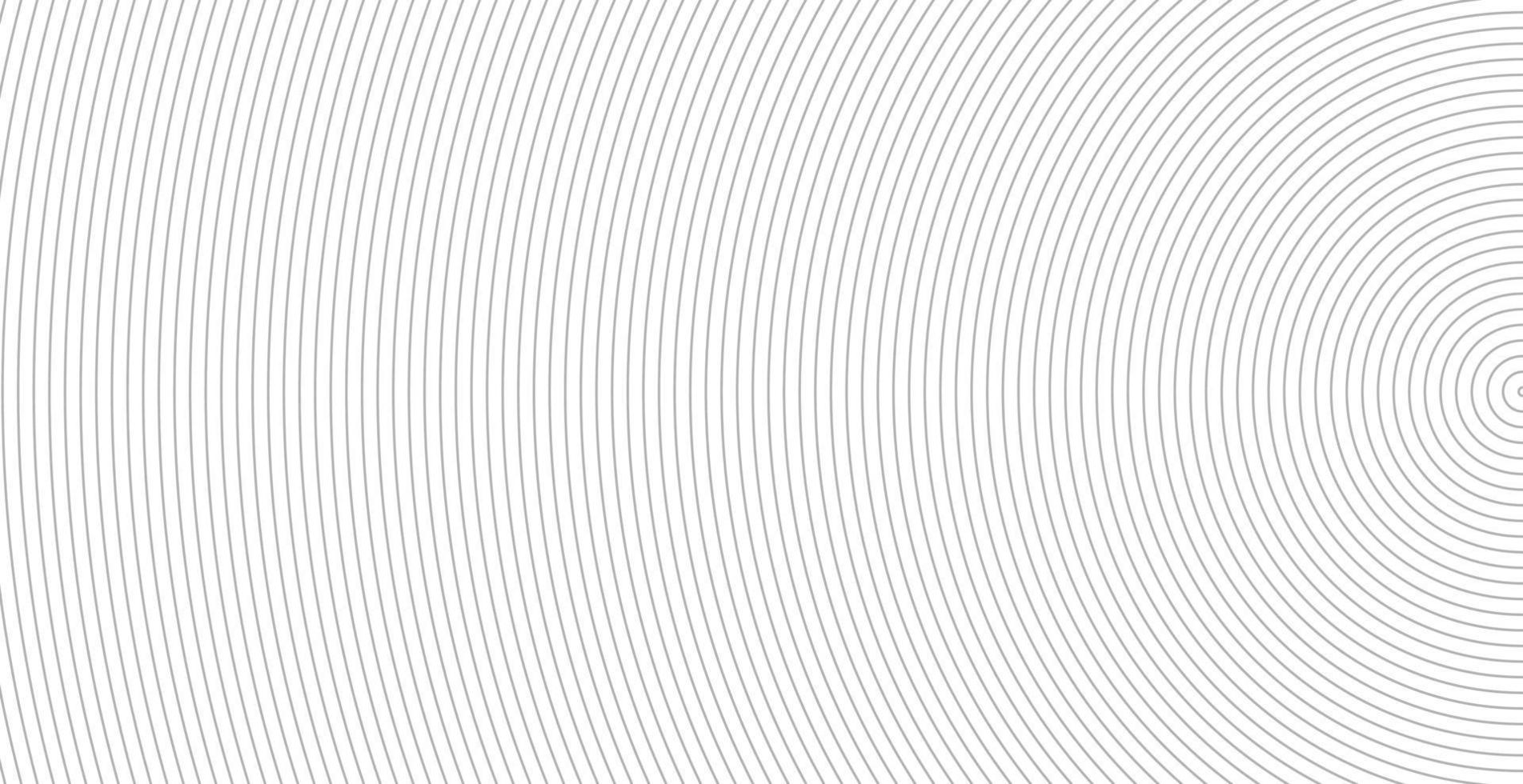 Abstract vector circle halftone black background. Gradient retro line pattern design. Monochrome graphic. Circle for sound wave. vector illustration