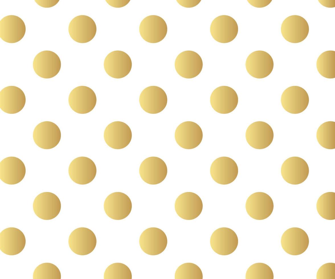Gold polka dots pattern, colorful holiday background - vector abstract background