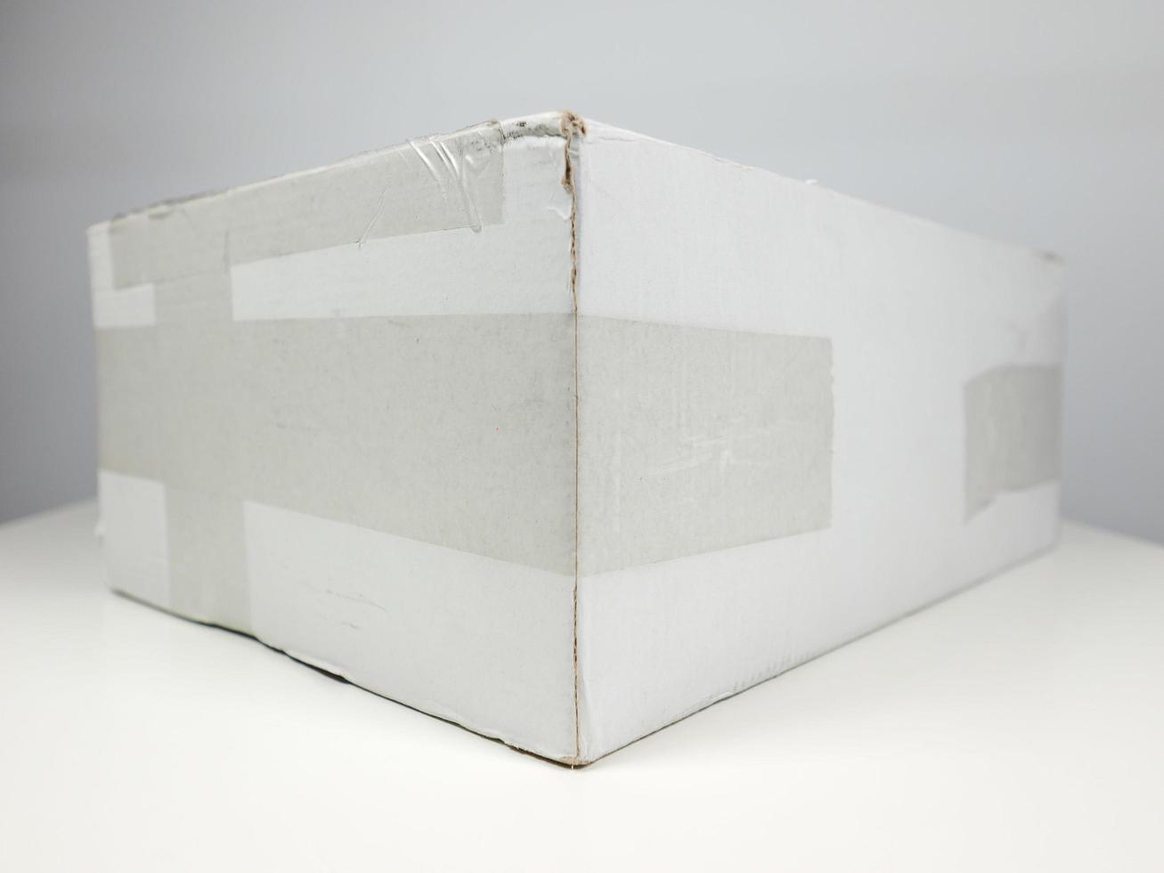 White packet parcel photo