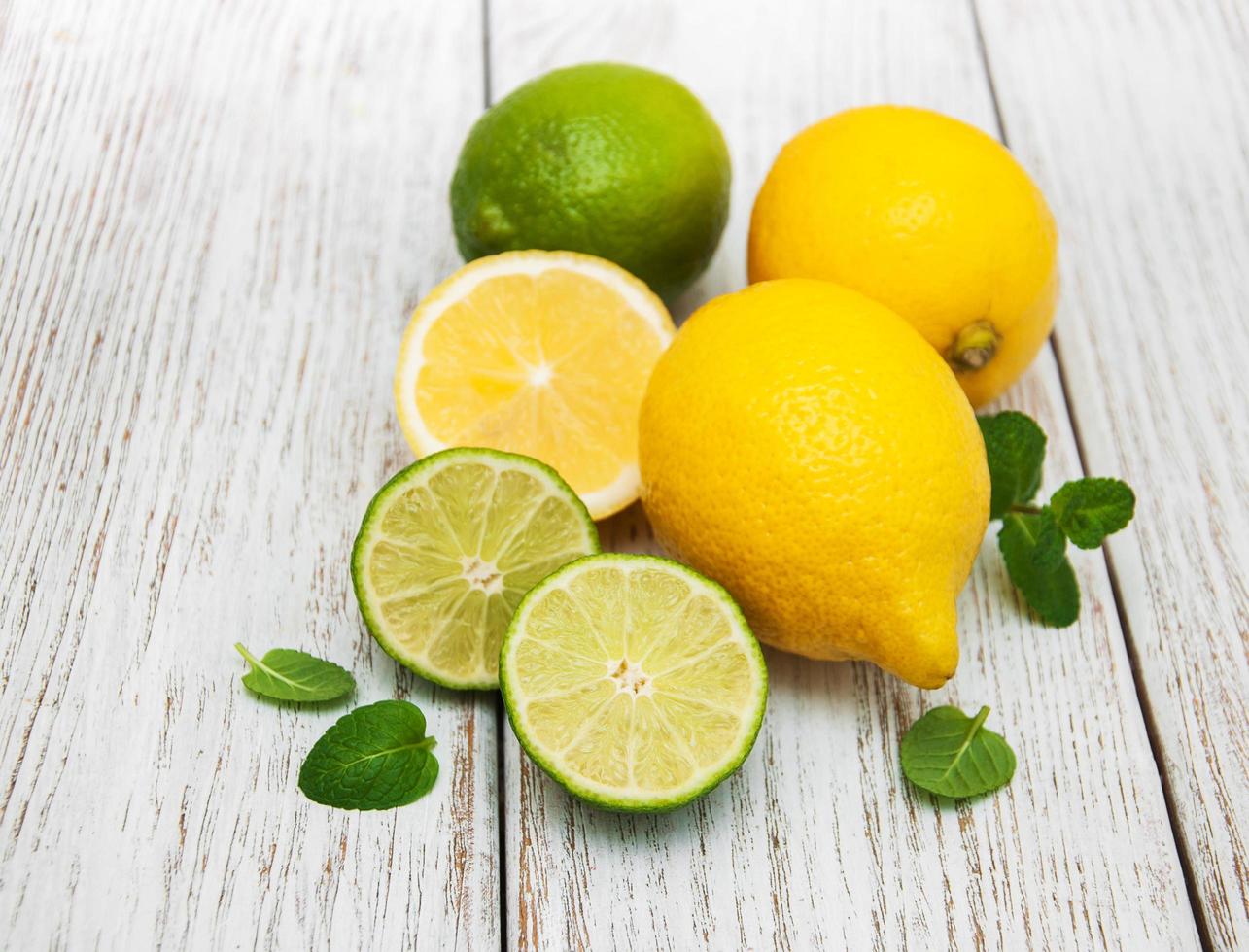 Lemons and limes photo