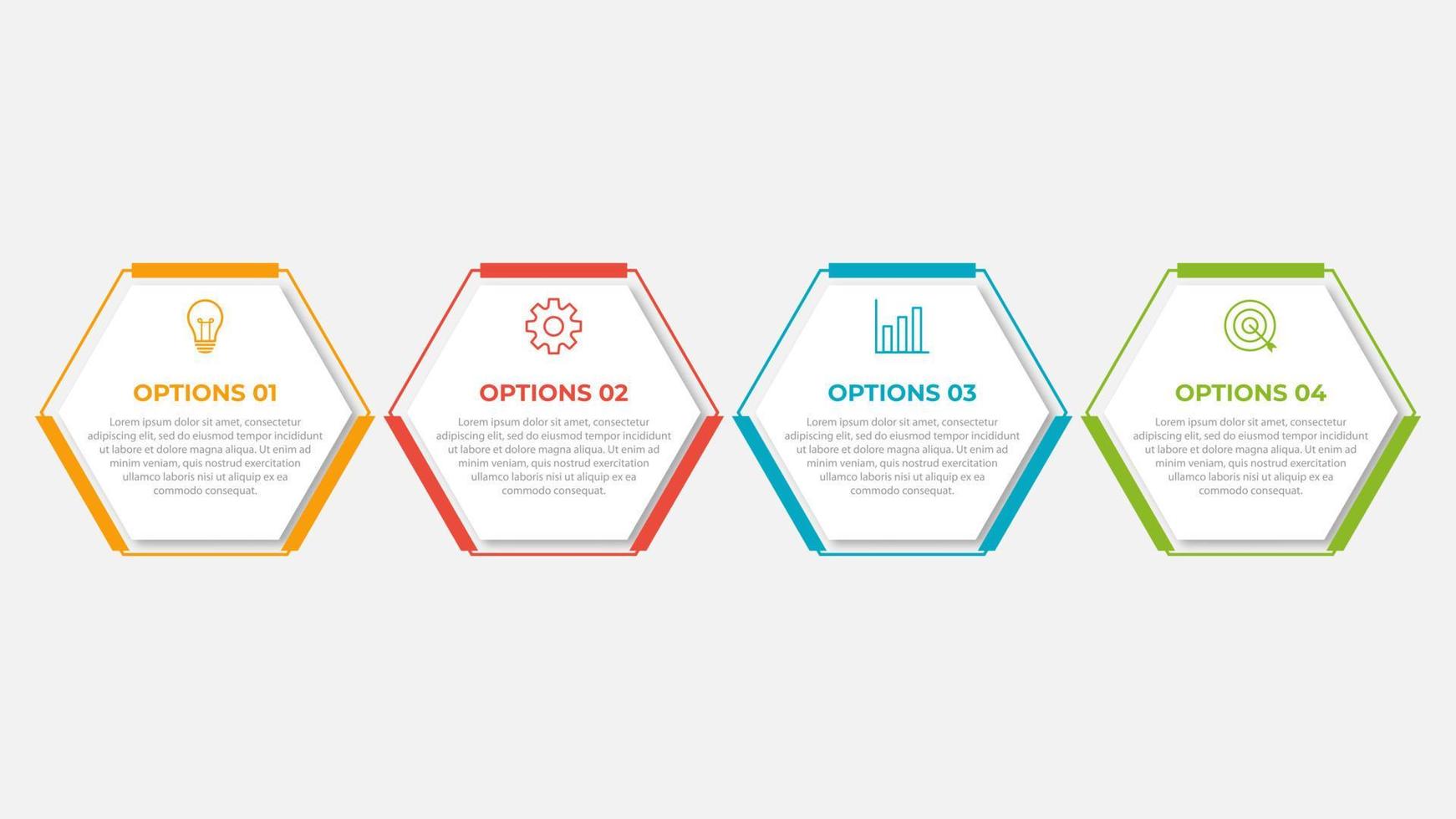 Vector Infographic label design template with icons and 4 options or steps. Can be used for process diagram, presentations, workflow layout, banner, flow chart, info graph.
