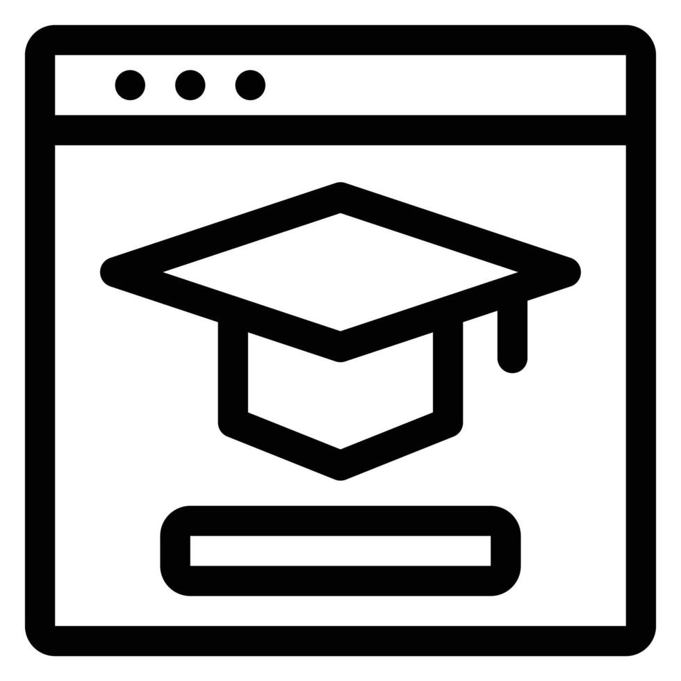 icono de vector de graduación simple, editable, 48 píxeles