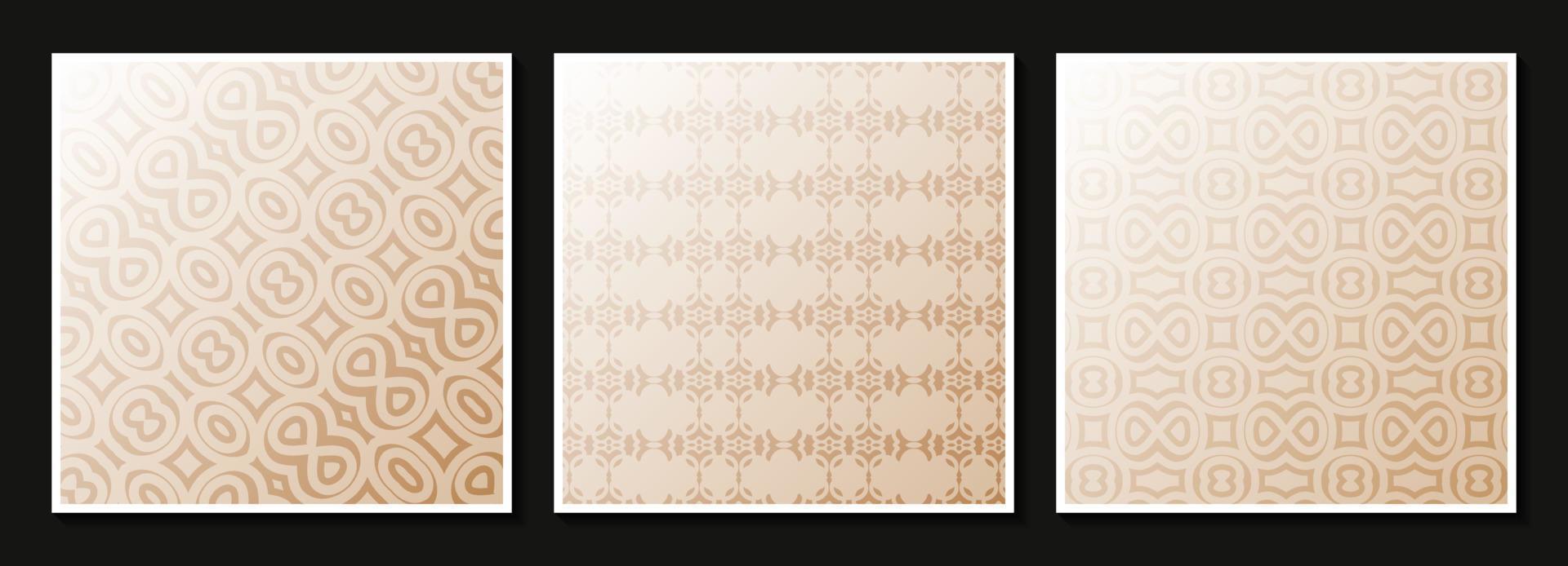 flat abstract line pattern collection vector