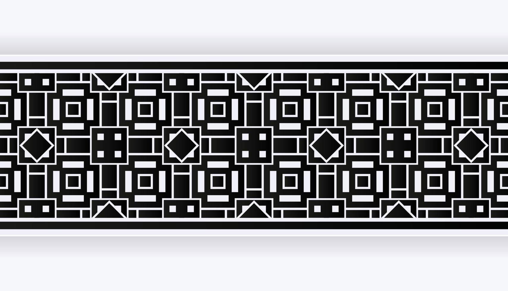 ornamental pattern border Design Template vector